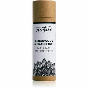 Your Nature Natural Deodorant izzadásgátló deo stift Cedarwood & Grapefruit 70 g kép