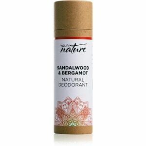 Your Nature Natural Deodorant izzadásgátló deo stift Sandalwood & Bergamot 70 g kép