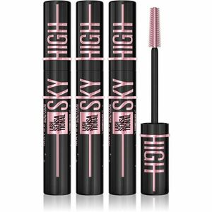 Maybelline Lash Sensational Sky High Cosmic Black hosszabbító szempillaspirál extra fekete 3x7, 2 ml kép