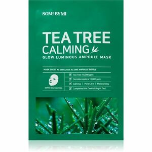 Some By Mi Glow Luminous Tea Tree Calming nyugtató hatású gézmaszk a problémás bőrre 25 g kép