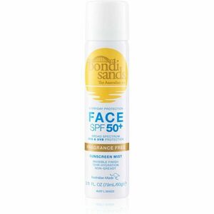 Bondi Sands SPF 50+ Face Fragrance Free védő permet az arcra SPF 50+ 60 g kép