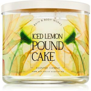 Bath & Body Works Iced Lemon Pound Cake illatgyertya 411 g kép