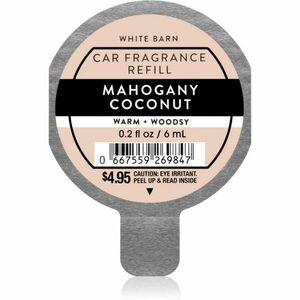 Bath & Body Works Mahogany Coconut illat autóba utántöltő 6 ml kép