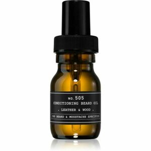 Depot No. 505 Conditioning Beard Oil szakáll olaj Leather & Wood 30 ml kép