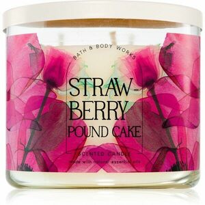 Bath & Body Works Strawberry Pound Cake illatgyertya 411 g kép