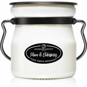 Milkhouse Candle Co. Creamery Plums & Elderberry illatgyertya Cream Jar 142 g kép