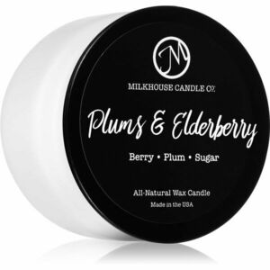 Milkhouse Candle Co. Creamery Plums & Elderberry illatgyertya Treveler Tin 106 g kép