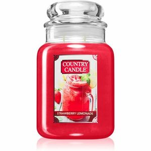 Country Candle Strawberry Lemonade illatgyertya 737 g kép