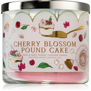 Bath & Body Works Cherry Blossom Pound Cake illatgyertya 411 g kép