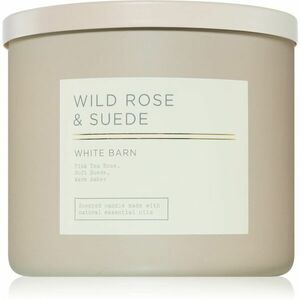 Bath & Body Works Wild Rose & Suede illatgyertya 411 g kép