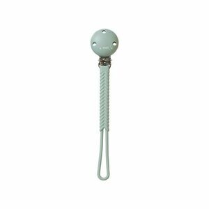 Saro Baby Braided Silicone Pacifier Holder cumitartó csipesz Hunter Mint 1 db kép