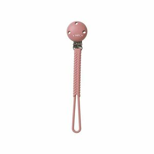 Saro Baby Braided Silicone Pacifier Holder cumitartó csipesz Blossom 1 db kép