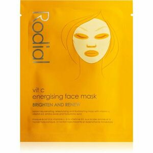 Rodial Vit C Energising Face Mask szövet arcmaszk az arcbőr élénkítésére és vitalitásáért C vitamin 20 ml kép