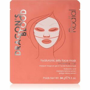 Rodial Dragon's Blood Hyaluronic Jelly Face Mask intenzív hidrogélmaszk hialuronsavval 34 g kép