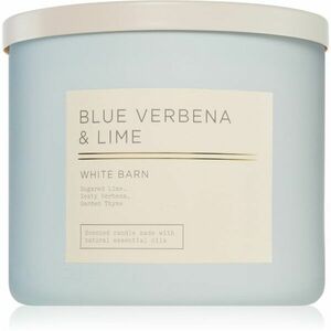 Bath & Body Works Blue Verbena & Lime illatgyertya 411 g kép