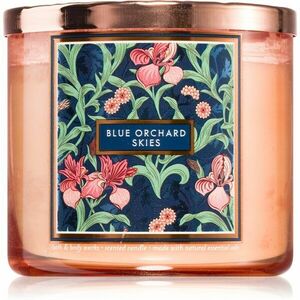 Bath & Body Works Blue Orchard Skies illatgyertya 411 g kép