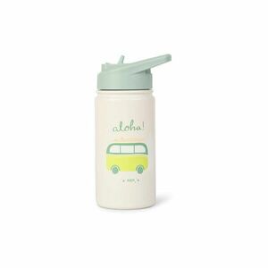 Saro Baby Thermos Bottle with Straw termosz szívószállal Sand Aloha 350 ml kép