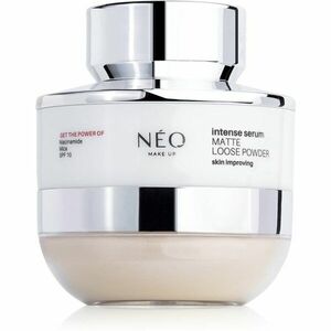 NEO MAKE UP Intense Serum Matte Loose Powder mattító lágy púder applikátorral árnyalat Translucent 10 g kép