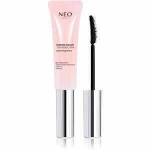 NEO MAKE UP Intense Serum Tan Mascara erősítő szempillaspirál regeneráló hatással árnyalat Black 9 ml kép