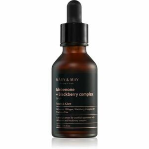 MARY & MAY Idebenone + Blackberry Complex Serum antioxidáns szérum az élénk és kisimított arcbőrért 30 ml kép