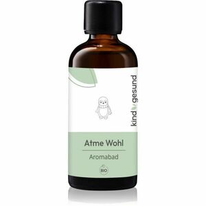 Kindgesund Breathe Well Aroma Bath fürdőolaj a légutak egészségének támogatására 100 ml kép