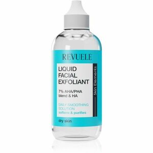 Revuele Liquid Facial Exfoliant 7% AHA/PHA blend + HA hámlasztó peeling szérum száraz bőrre 125 ml kép