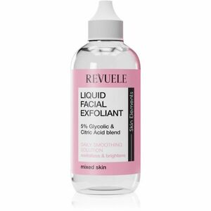 Revuele Liquid Facial Exfoliant 5% Glycolic + Citric Acid blend hámlasztó peeling szérum kombinált bőrre 125 ml kép