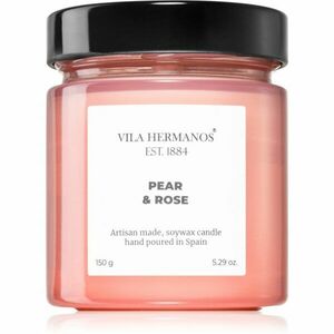 Vila Hermanos Apothecary Rose Pear & Rose illatgyertya 150 g kép