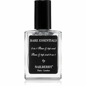 NAILBERRY Bare Essentials bázis- és fedőlakk 15 ml kép