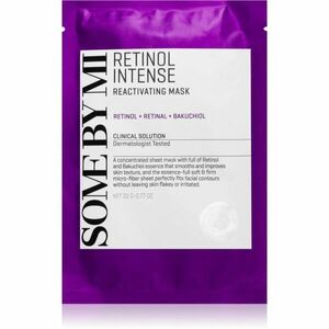 Some By Mi Retinol Intense Reactivating Mask szövet arcmaszk a ráncok ellen érett bőrre 22 g kép