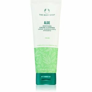 The Body Shop Aloe Soothing Cream Cleanser tisztító tej az arcbőr megnyugtatására 125 ml kép