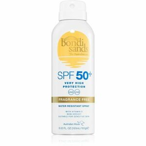 Bondi Sands SPF 50+ Fragrance Free napvédő spray SPF 50+ 160 g kép