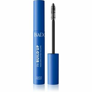 IsaDora Build Up Mascara Extra Volume extra dúsító szempillaspirál vízálló árnyalat 01 Black 10 ml kép