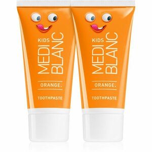 MEDIBLANC KIDS Orange fogkrém gyermekeknek 2x50 ml kép