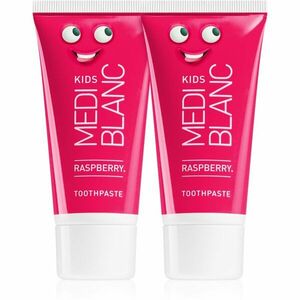 MEDIBLANC KIDS Raspberry fogkrém gyermekeknek 2x50 ml kép