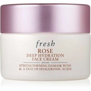 fresh Rose Deep Hydration Face Cream hidratáló arckrém hialuronsavval 15 ml kép