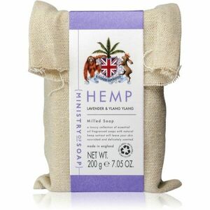 The Somerset Toiletry Co. Ministry of Soap Natural Hemp Szilárd szappan testre Lavender & Ylang Ylang 200 g kép