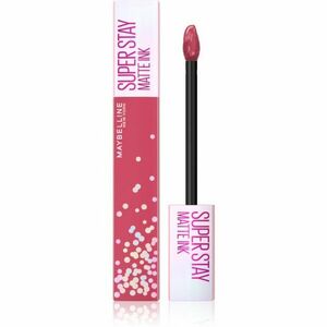 Maybelline SuperStay Matte Ink Birthday Edition matt folyékony állagú ajakrúzs árnyalat 395 Birthday Besties 5 ml kép