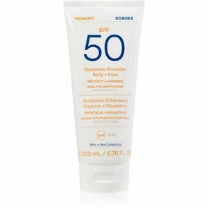 Korres Yoghurt napozótej hidratáló hatással SPF 50 200 ml kép