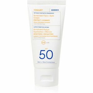 Korres Yoghurt védőkrém az arcra és a szem környékére SPF 50 50 ml kép