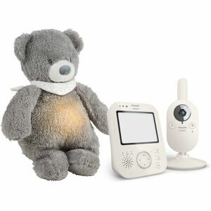 Philips Avent Baby Monitor SCD891/26+NATTOU Sleepy Bear Grey ajándékszett 0 m+(újszülötteknek) kép