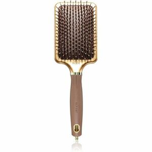 Olivia Garden Rectangular Paddle hajkefe a könnyű kifésülésért Gold&Brown 1 db kép