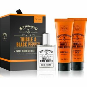 Scottish Fine Soaps Men’s Grooming Thistle & Black Pepper ajándékszett uraknak kép