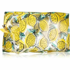 BrushArt Accessories Transparent cosmetic bag átlátszó kozmetikai táska Lemon 1 db kép