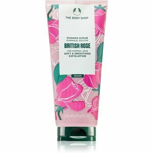 The Body Shop Shower Scrub gyengéd testpeeling rózsa illattal 200 ml kép