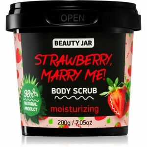 Beauty Jar Strawberry, Marry Me! hidratáló testpeeling 200 g kép