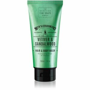 Scottish Fine Soaps Men’s Grooming Vetiver & Sandalwood tisztító gél testre és hajra uraknak 200 ml kép