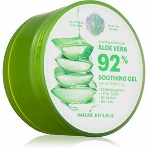 NATURE REPUBLIC Soothing & Moisture Aloe Vera 92% Soothing Gel nyugtató hidratáló gél az érzékeny bőrre 300 ml kép