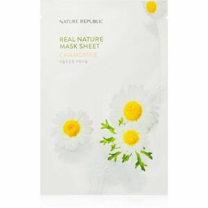 NATURE REPUBLIC Real Nature Chamomile Mask Sheet hidratáló gézmaszk kamillával 23 ml kép