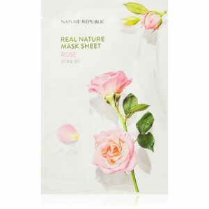 NATURE REPUBLIC Real Nature Rose Mask Sheet revitalizáló maszk 23 ml kép